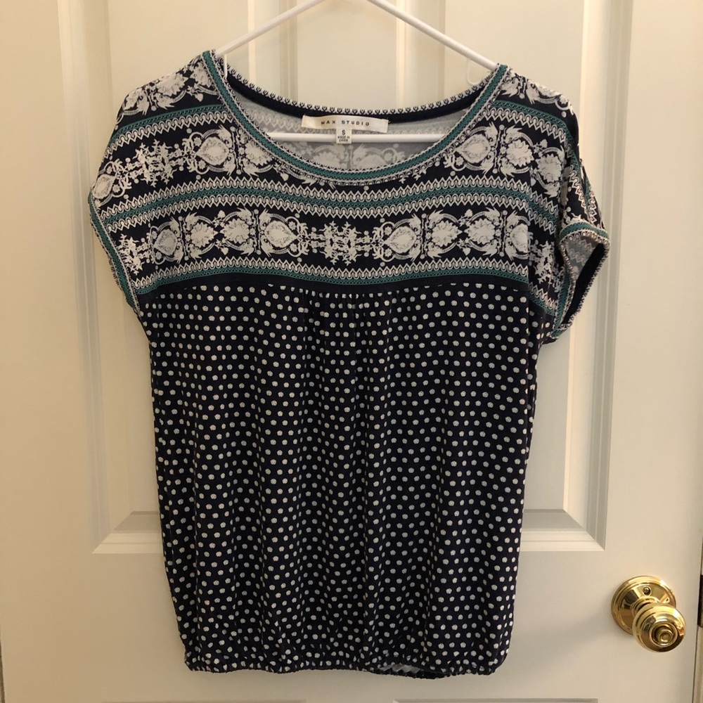 Max Studio cap sleeve top